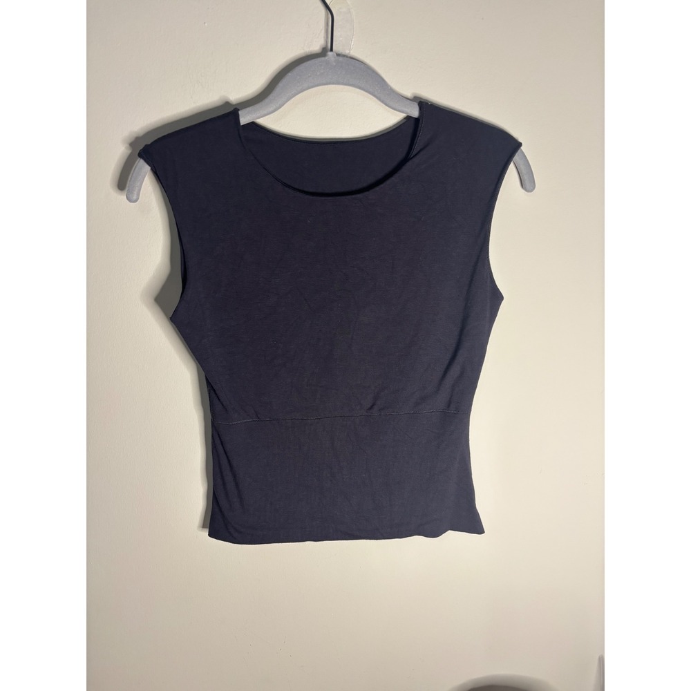 Angelrox‎ Bamboo Knit One Size Fits Most Sleeveless Top Black